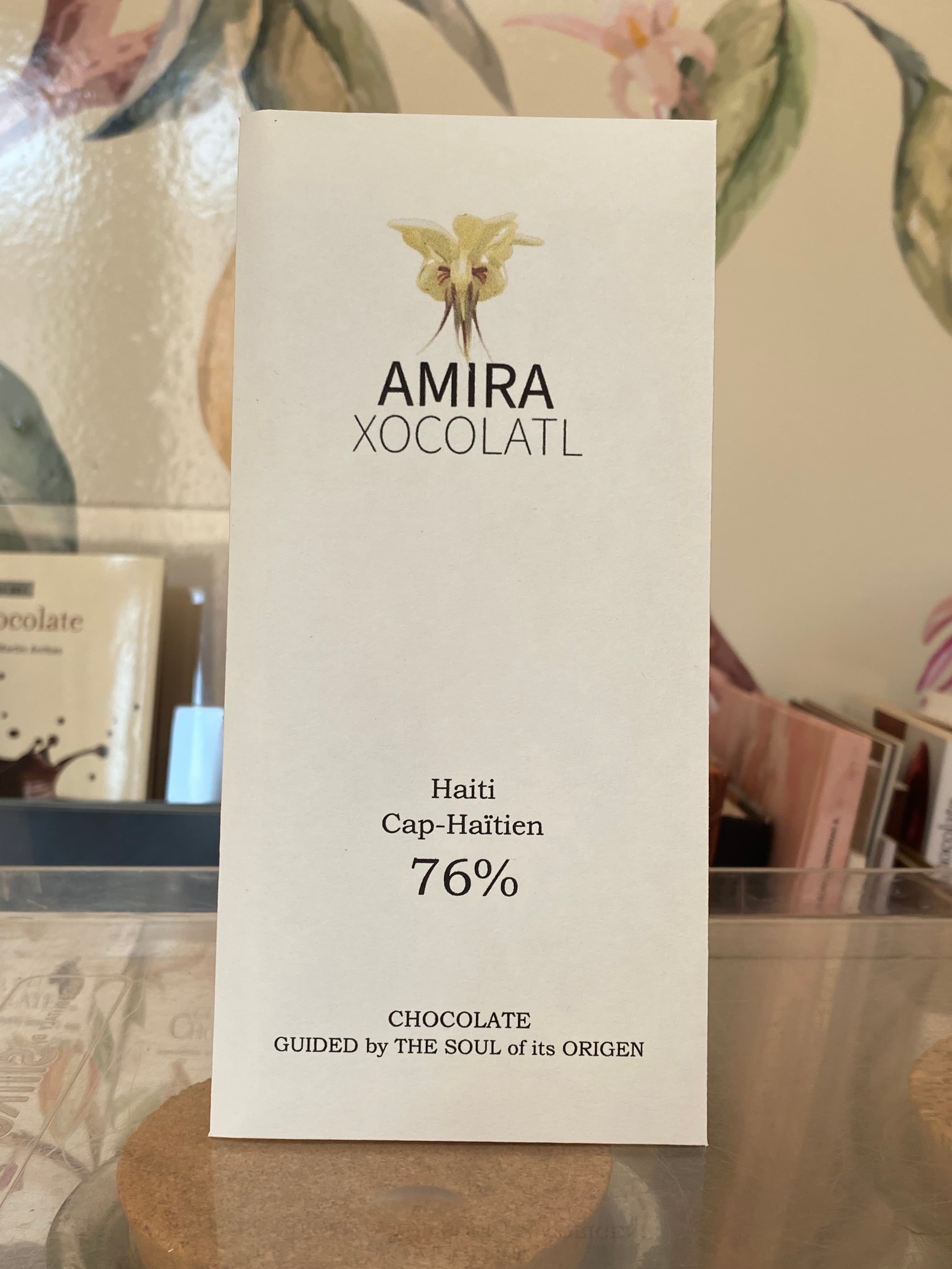Amira Xocolatl Haiti 76% single-origin chocolate bar